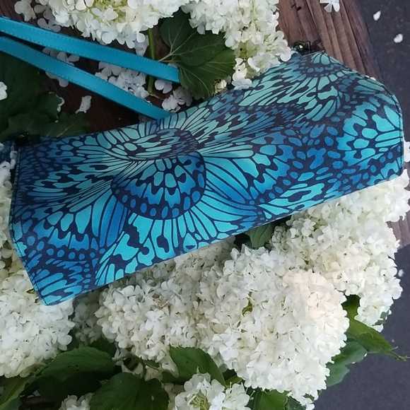 Gorgeous Butterfly Ferragmo size 8 mules & matching purse, made in Italy - Picture 9 of 12